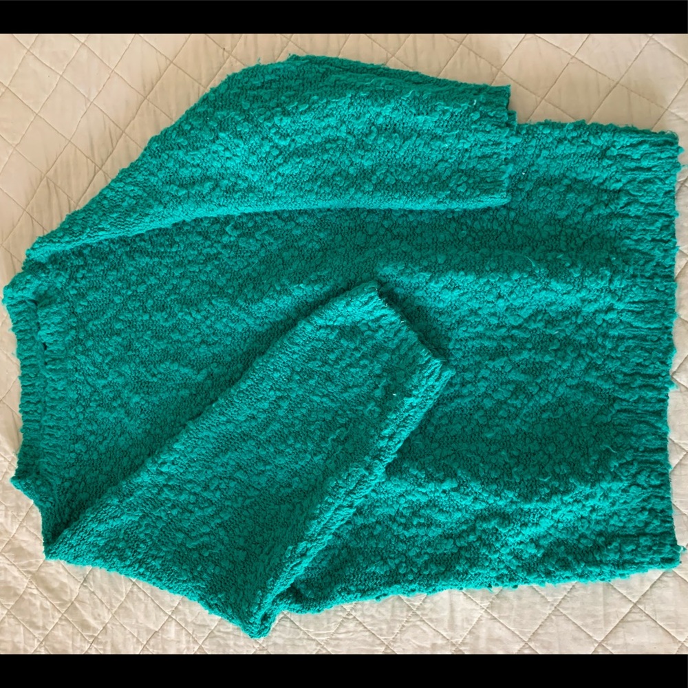 Teal knitted sweater